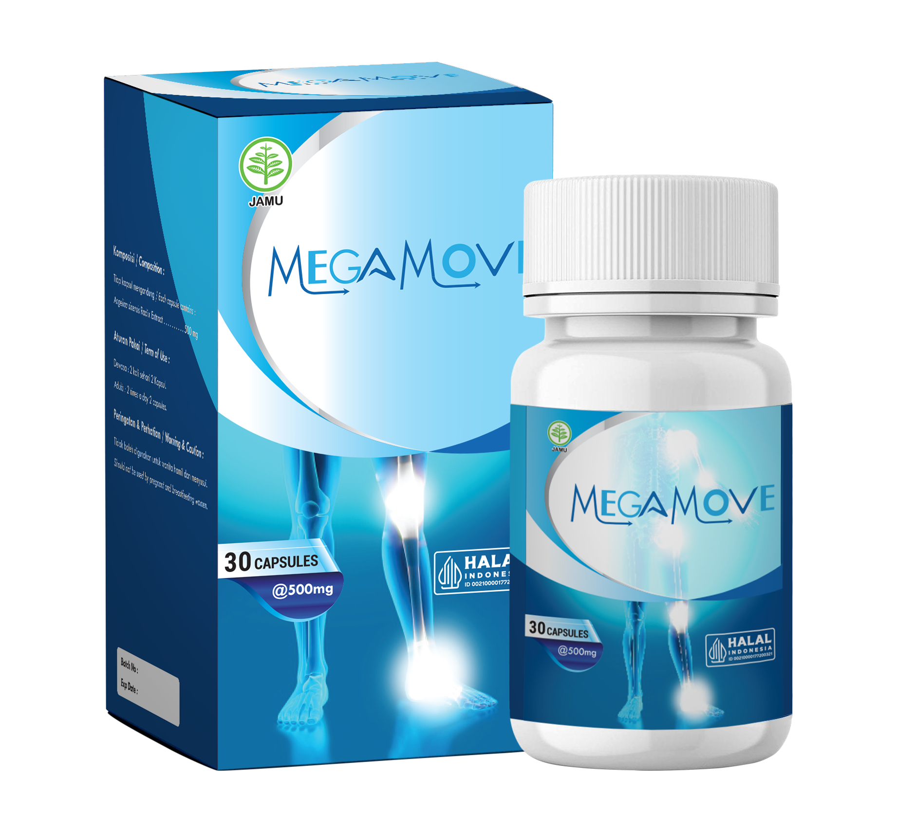 Megamove - Formula herbal untuk sendi aktif dan sehat